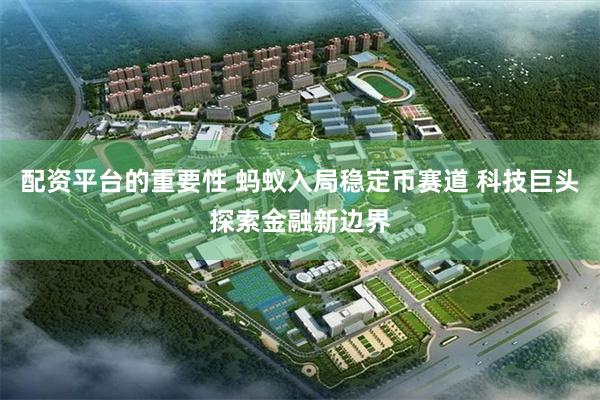 配资平台的重要性 蚂蚁入局稳定币赛道 科技巨头探索金融新边界